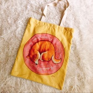 Canvas shopping tote🦄